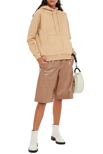 NINETY PERCENT Organic French cotton-terry hoodie