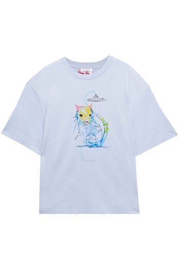 CHLOÉ Printed cotton-jersey T-shirt