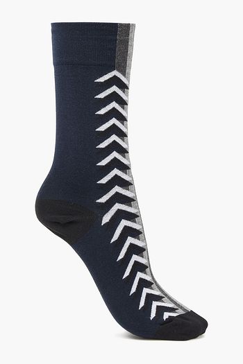 BURBERRY Cotton-blend jacquard socks