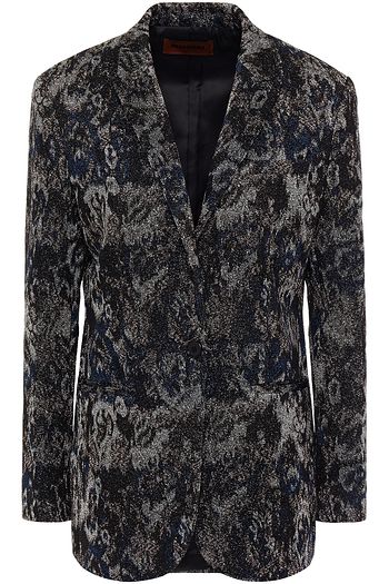 MISSONI Metallic jacquard-knit blazer