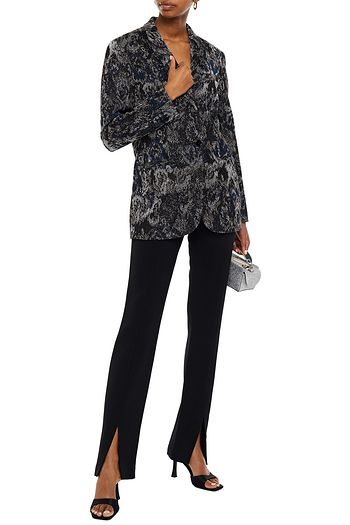 MISSONI Metallic jacquard-knit blazer