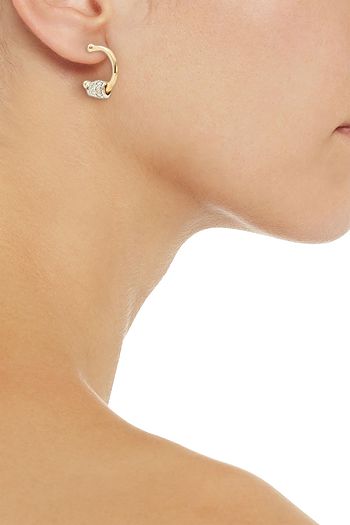 ADINA REYTER Ohrringe aus 14 KT. Gold und Sterlingsilber mit Diamanten