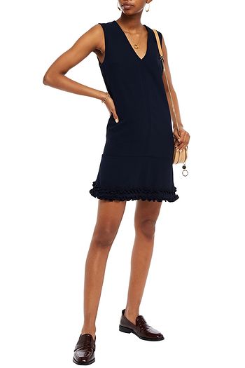 SEE BY CHLOÉ Ruffled crepe de chine mini dress