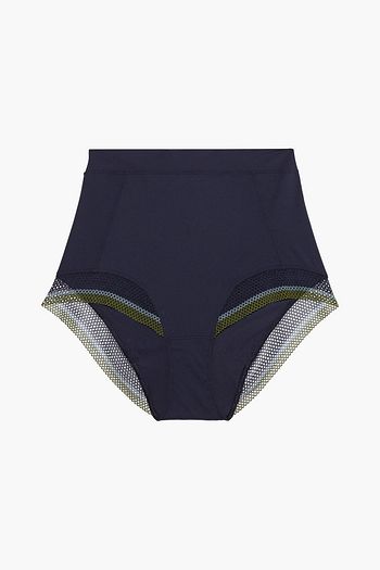 ERES Crochet-trimmed stretch-jersey high-rise briefs