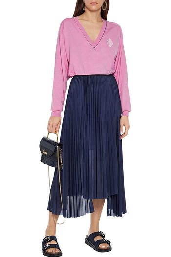 CHLOÉ Intarsia wool-blend sweater