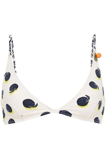 STELLA MCCARTNEY Triangel-Bikini-Oberteil mit Print und Verzierung