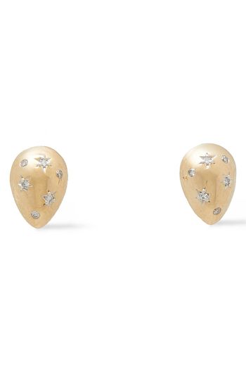 ADINA REYTER Ohrringe aus 14 KT. Gold mit Diamanten