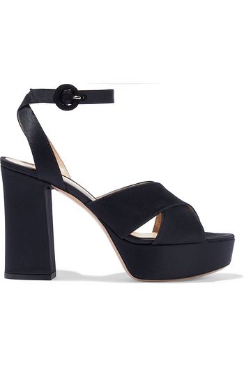 GIANVITO ROSSI Roxy 105 satin platform sandals