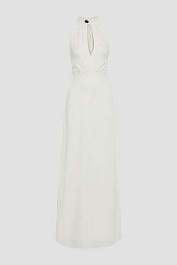 VICTORIA BECKHAM Gathered crepe gown