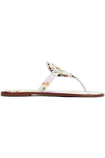 TORY BURCH Sandalen aus lasergeschnittenem Leder mit Print