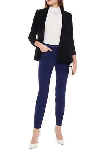 BOUTIQUE MOSCHINO Stretch-crepe skinny pants