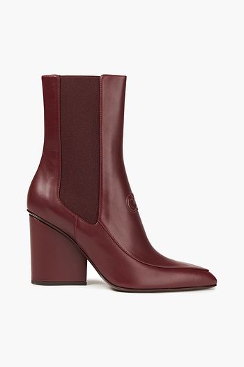 SALVATORE FERRAGAMO Marineo Gancini leather ankle boots