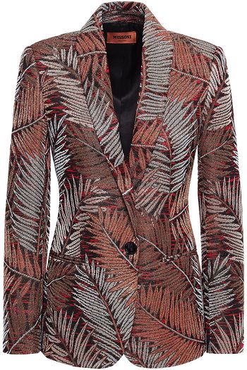 MISSONI Metallic jacquard-knit blazer