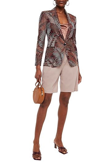 MISSONI Metallic jacquard-knit blazer