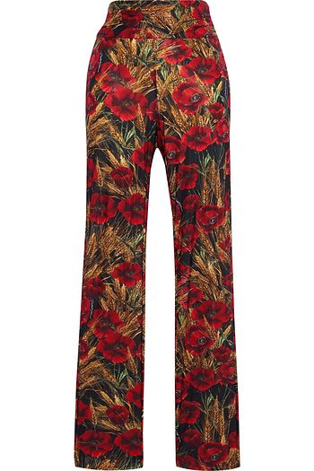 DOLCE & GABBANA Printed stretch-jersey leggings