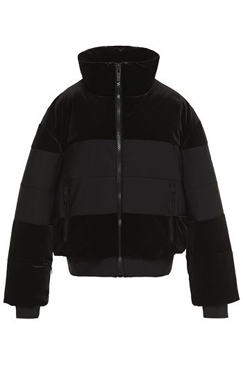 FUSALP Quilted paneled velvet jacket