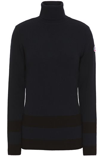 FUSALP Striped knitted turtleneck sweater