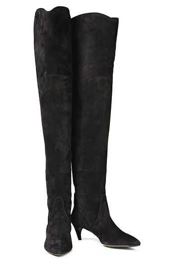 ROGER VIVIER Suede over-the-knee boots