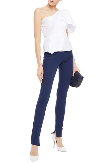 ROLAND MOURET Mortimer stretch-cotton twill skinny pants