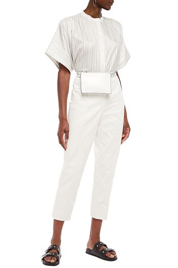 MARC JACOBS Cropped cotton-blend slim-leg pants