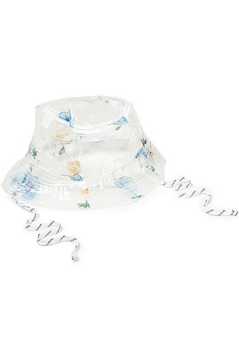 GANNI Petunia printed PVC bucket hat