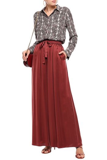 ZIMMERMANN Washed-silk wide-leg pants