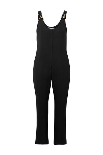 STELLA MCCARTNEY Cropped embellished stretch-cady jumpsuit