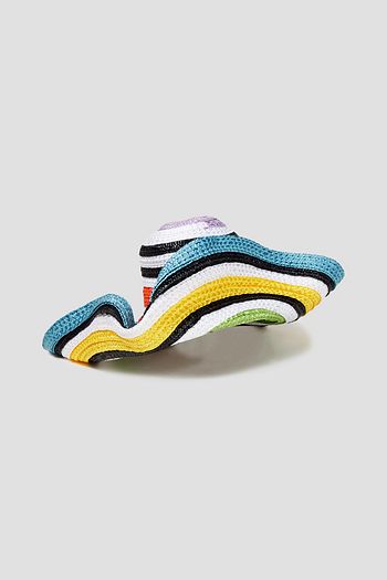 MISSONI MARE Mare Sonnenhut aus Raffiabastimitat mit Streifen