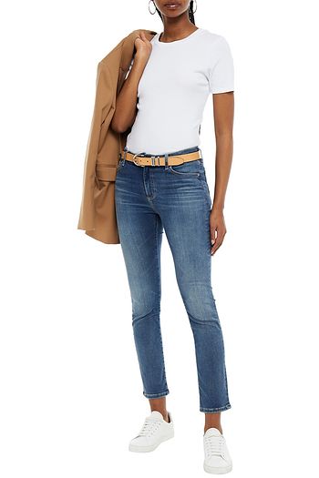 AG JEANS Mari high-rise straight-leg jeans