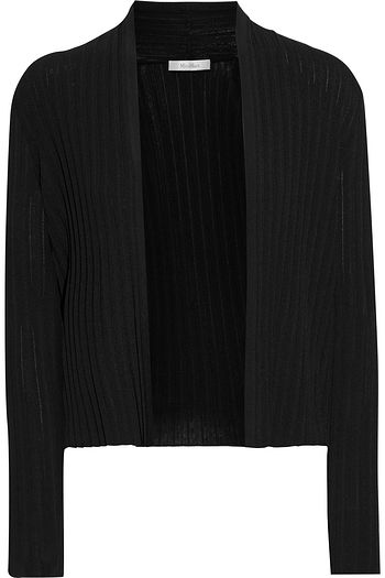 MAX MARA Priamo cropped ribbed-knit cardigan
