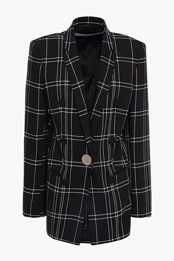ALEXANDER WANG Checked woven blazer