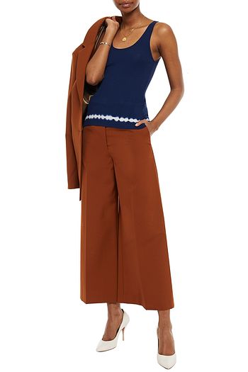 ALTUZARRA Tie-dyed ribbed cotton tank