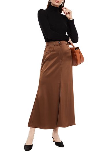 ALBERTA FERRETTI Ribbed wool turtleneck sweater