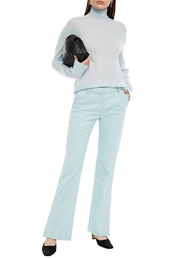 ALBERTA FERRETTI Mohair-blend turtleneck sweater