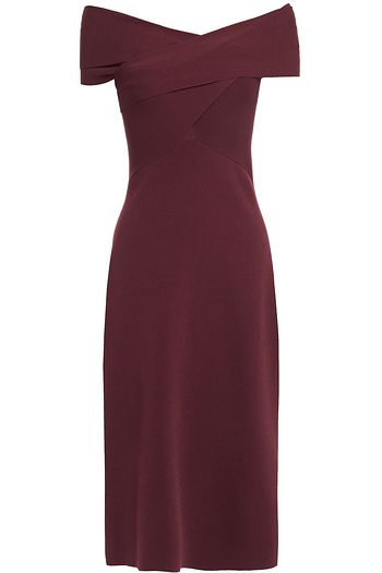 ALTUZARRA Off-the-shoulder cutout ponte dress