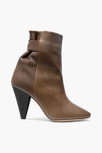 ISABEL MARANT Lystal leather ankle boots