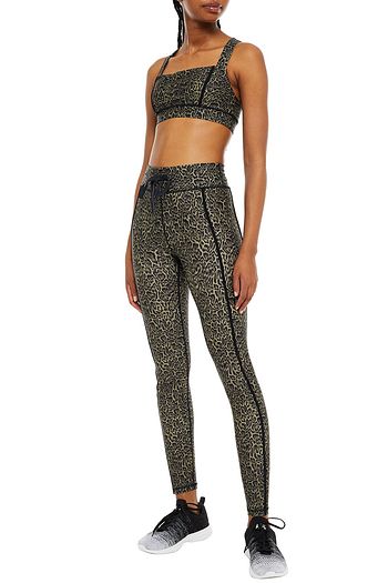 THE UPSIDE Leopard-print stretch leggings