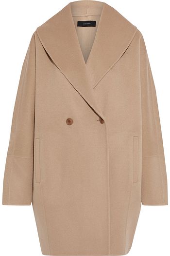 J BRAND Camryn double-breasted wool and cashmere-blend felt coat