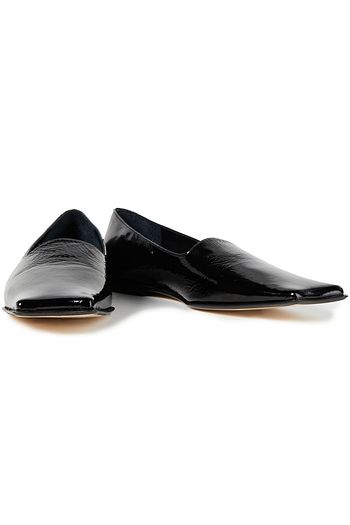 MIISTA Luz Loafers aus Lackleder in Knitteroptik