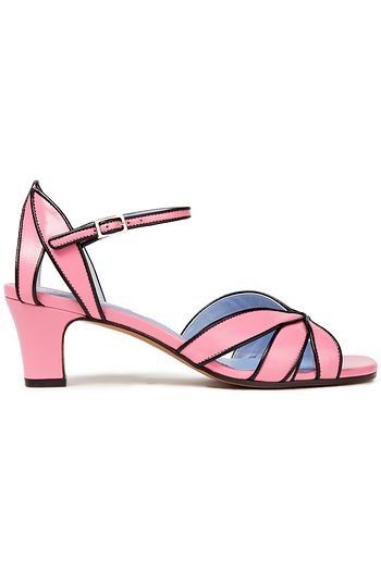 MARNI Zweifarbige Sandalen aus Leder
