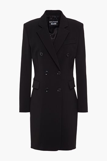 BOUTIQUE MOSCHINO Double-breasted crepe mini dress