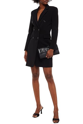 BOUTIQUE MOSCHINO Double-breasted crepe mini dress