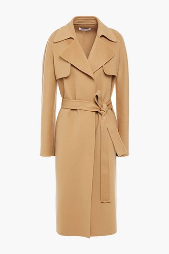 MICHAEL KORS COLLECTION Belted wool-felt coat