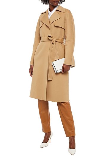 MICHAEL KORS COLLECTION Belted wool-felt coat