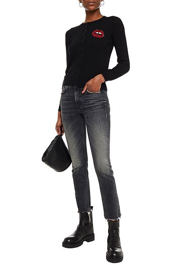 MARKUS LUPFER April sequin-embellished merino wool cardigan