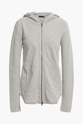 ATM ANTHONY THOMAS MELILLO Mélange French cotton-blend terry hoodie
