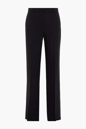 ALBERTA FERRETTI Satin-crepe straight-leg pants