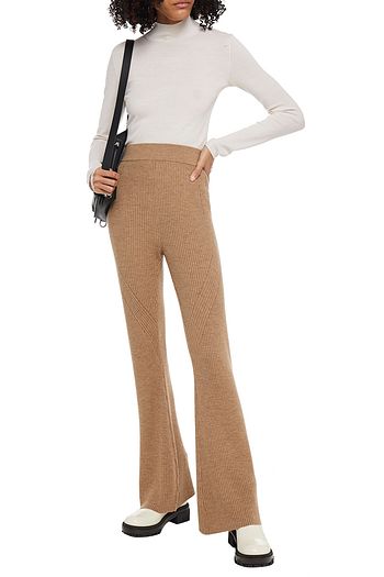 RAG & BONE Ribbed merino wool flared pants