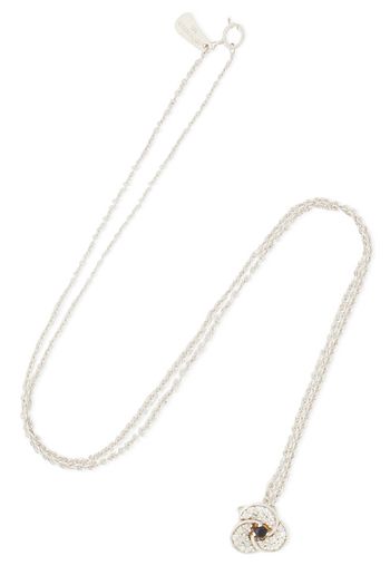 ADINA REYTER Kette aus Sterlingsilber mit Saphiren und Diamanten