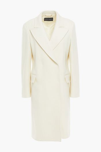 ALBERTA FERRETTI Double-breasted wool-blend felt coat